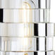 Murano Sconce Wall Light in Chrome