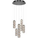 Signature Verve LED 17 inch Stainless Steel Multi-Light Pendant Ceiling Light