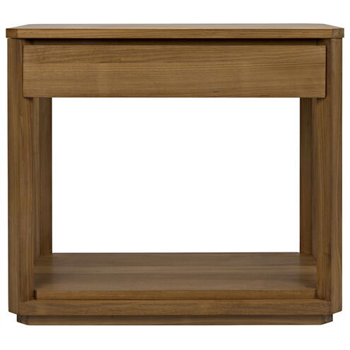 SL11 32 X 28.5 inch Gold Teak Side Table