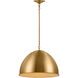 TOB by Thomas O'Brien Robbie 1 Light 20.38 inch Burnished Brass Pendant Ceiling Light