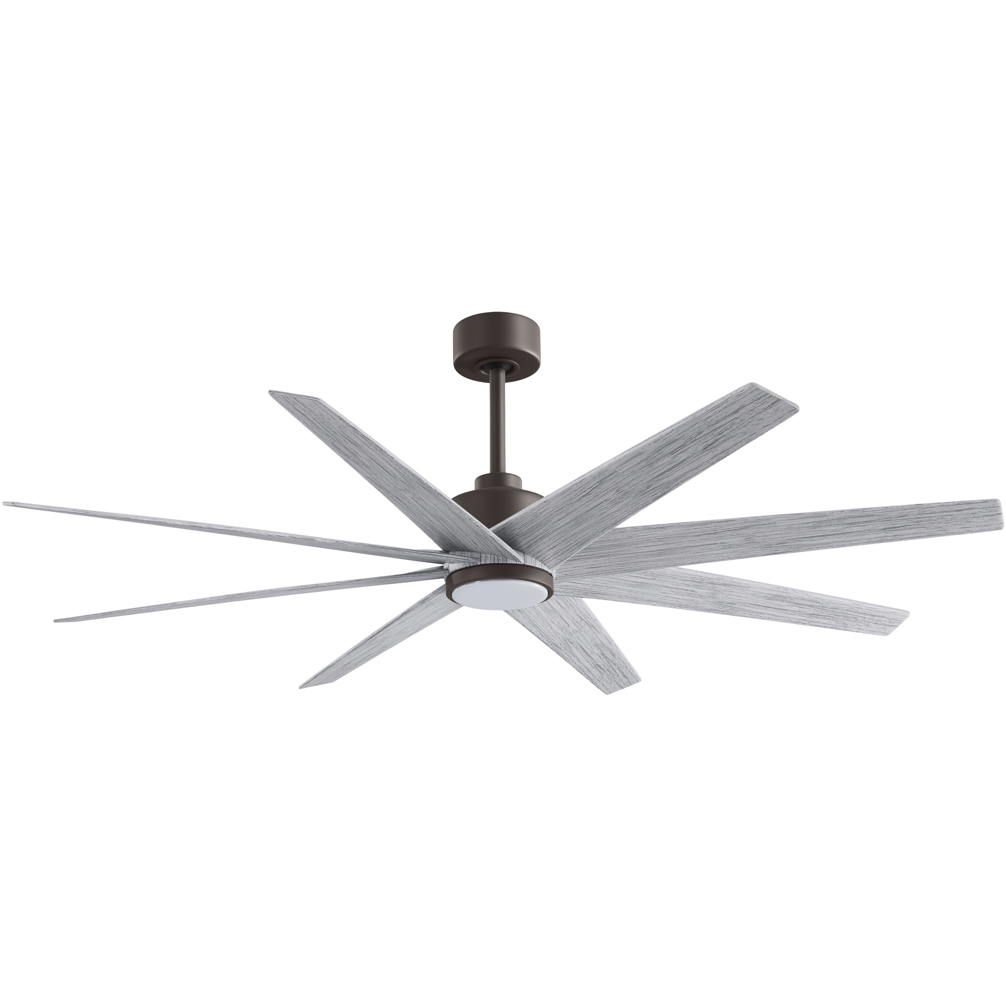 Atlas Ariella - LK 64 inch Textured Bronze with Barn Wood Tone Blades Ceiling Fan
