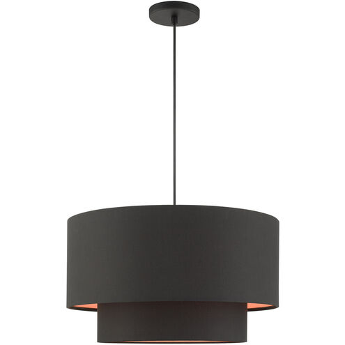 Sentosa 3 Light 20 inch Black Pendant Ceiling Light