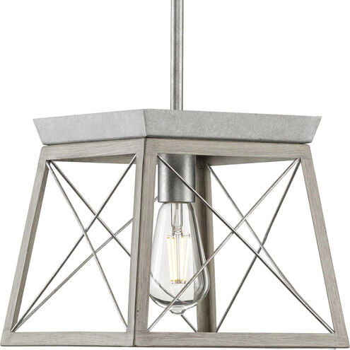 Briarwood 1 Light 10 inch Galvanized Pendant Ceiling Light