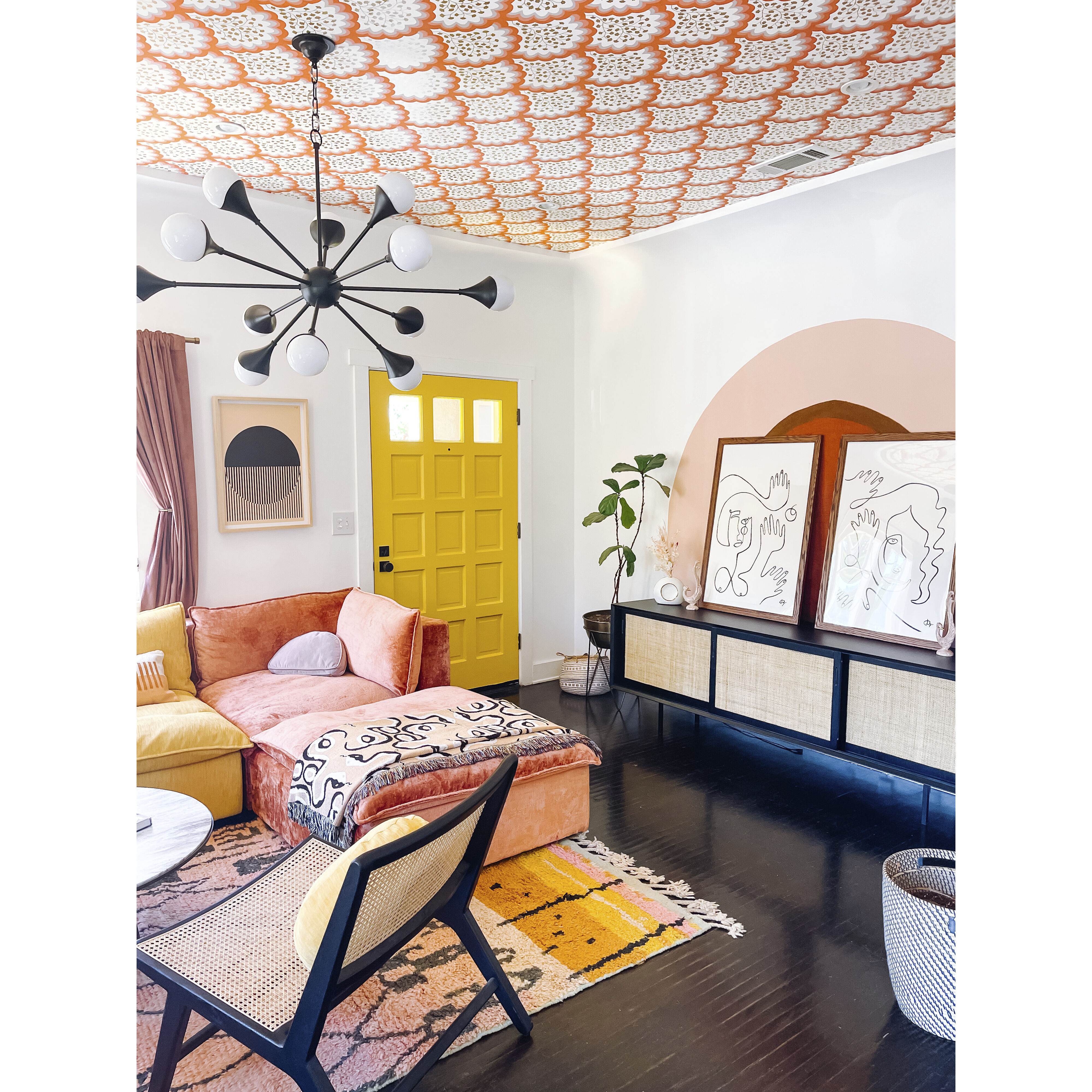 Ariana LED 49.5 inch Soft Black Chandelier Ceiling Light