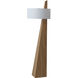 Obelisk 63 inch 9 watt Natural Ash Floor Lamp Portable Light