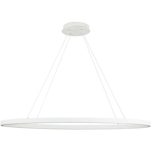 Ovale LED 15.75 inch White Linear Pendant Ceiling Light