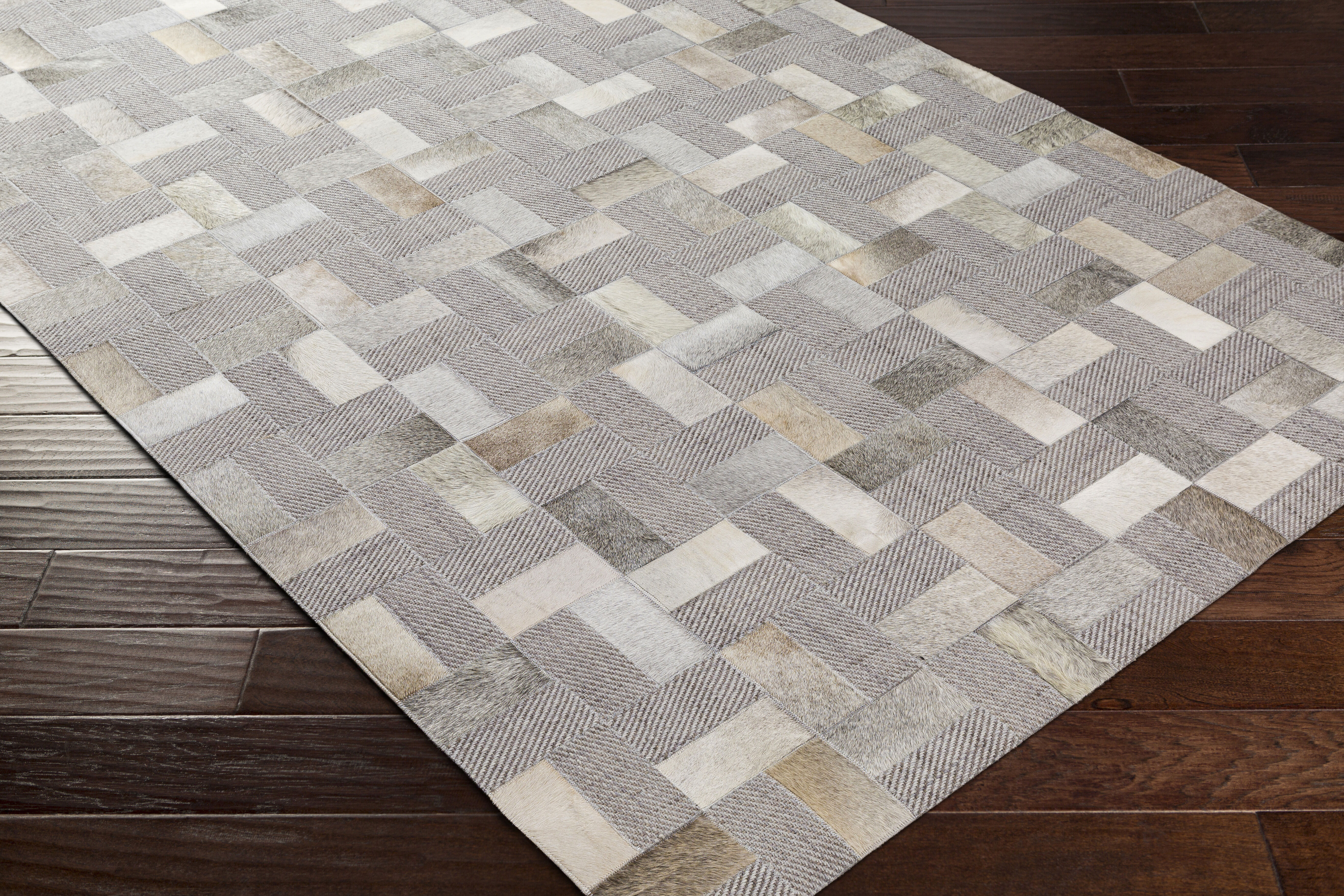 Jardin 36 X 24 inch Medium Gray Rug in 2 x 3, Rectangle