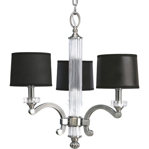 Roxbury 3 Light 20 inch Classic Silver Chandelier Ceiling Light