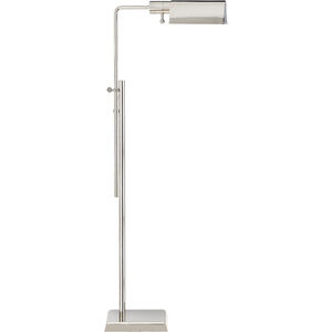 Thomas O'Brien Pask 37.5 inch 60.00 watt Polished Nickel Pharmacy Floor Lamp Portable Light