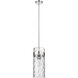 Fontaine 1 Light 5.5 inch Polished Nickel Pendant Ceiling Light