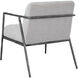 Brisbane Ivory and Warm Gray Boucle Fabric Accent Chair