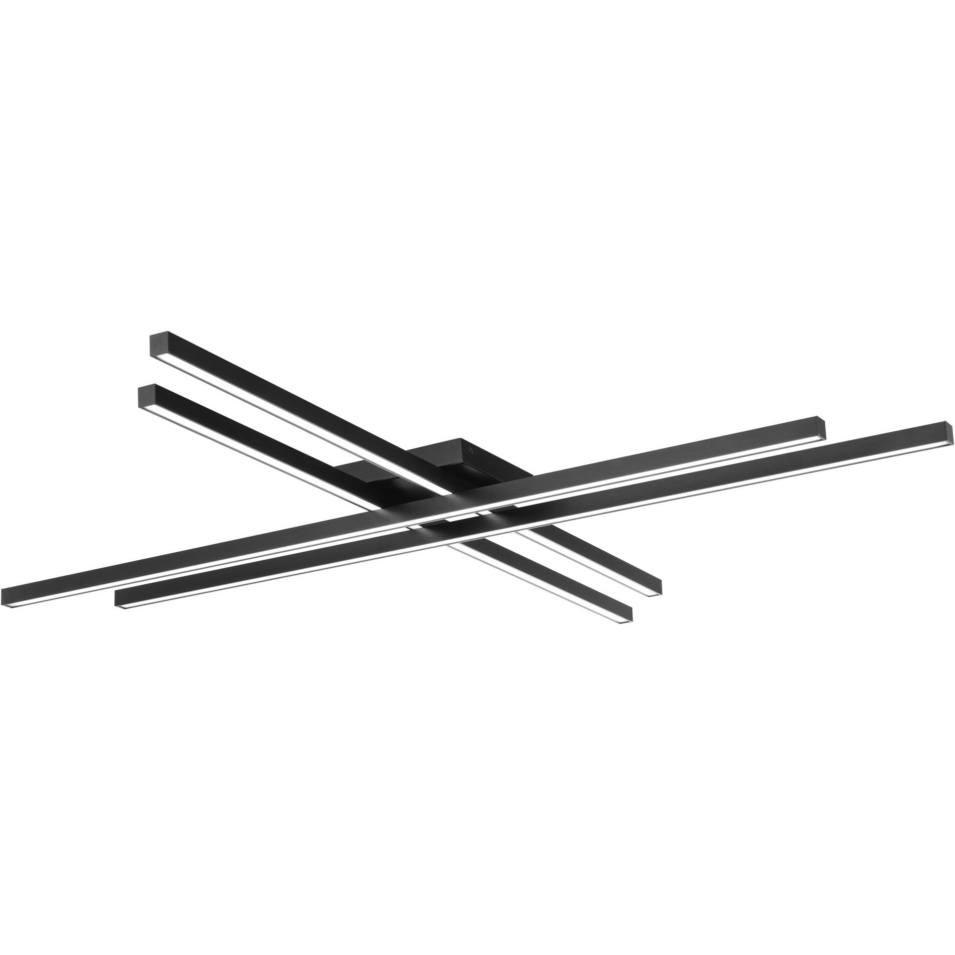 Parallax LED 42 inch Black Flush Mount Ceiling Light, dweLED