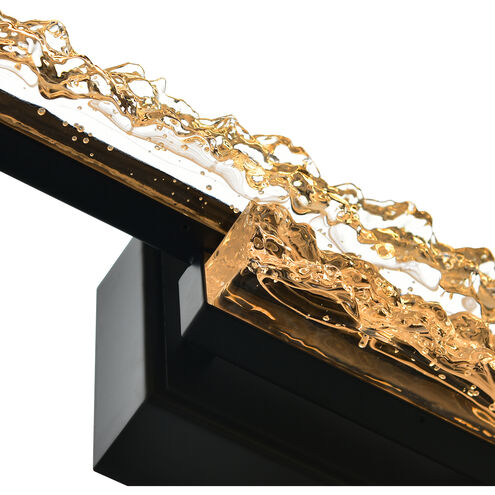 Stagger LED 36 inch Black Vanity Light Wall Light