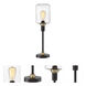 Luken 24 inch 60.00 watt Black Table Lamp Portable Light