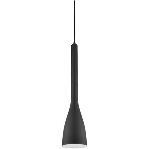 Modern 1 Light 4.5 inch Black Pendant Ceiling Light