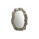 Wavy 34.8 X 25.2 inch Antique Brass Wall Mirror