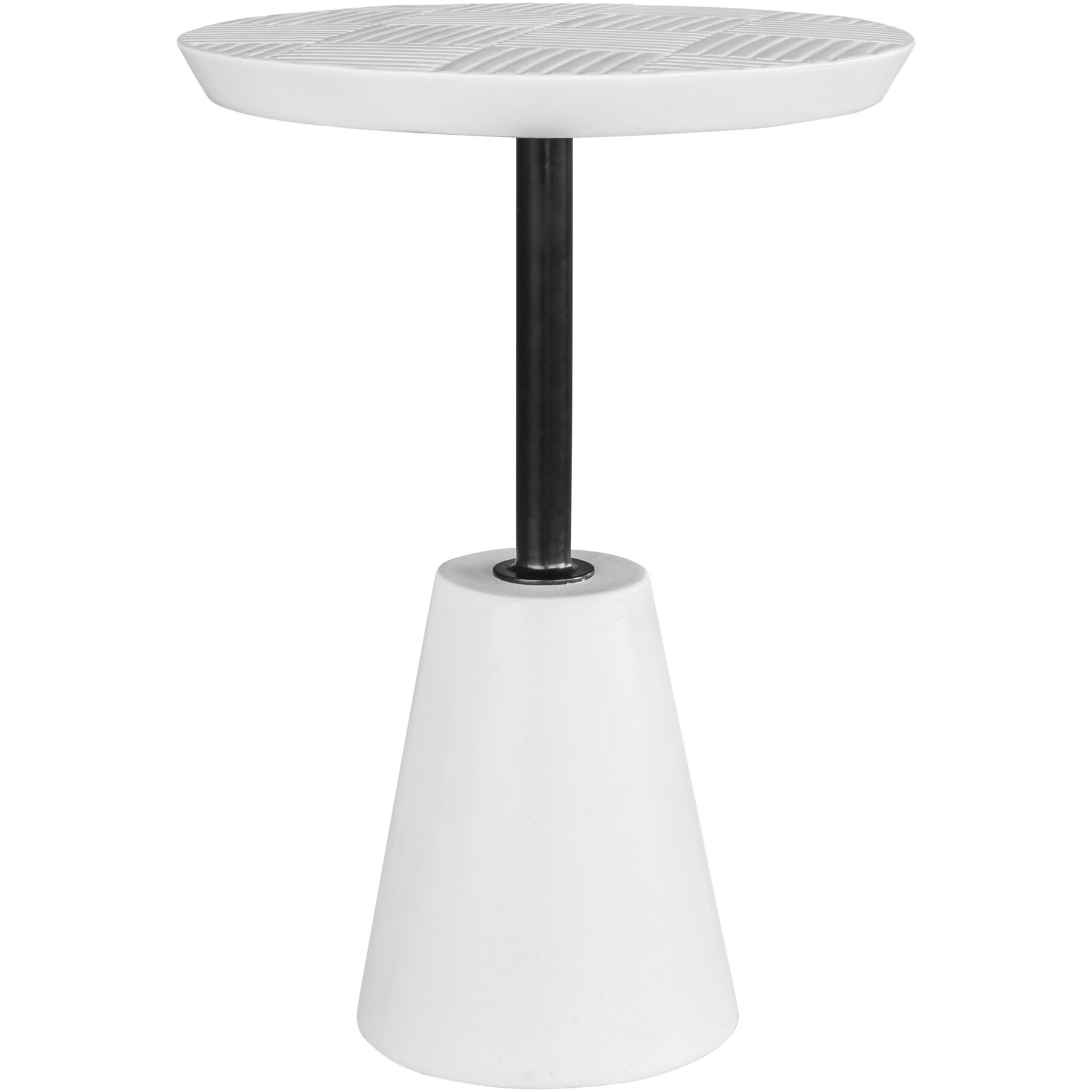 Foundation 20 X 13 inch White Outdoor Accent Table