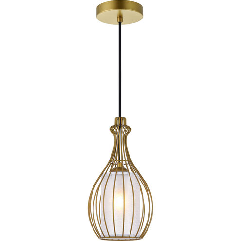 Miya 1 Light 7 inch Brass Pendant Ceiling Light