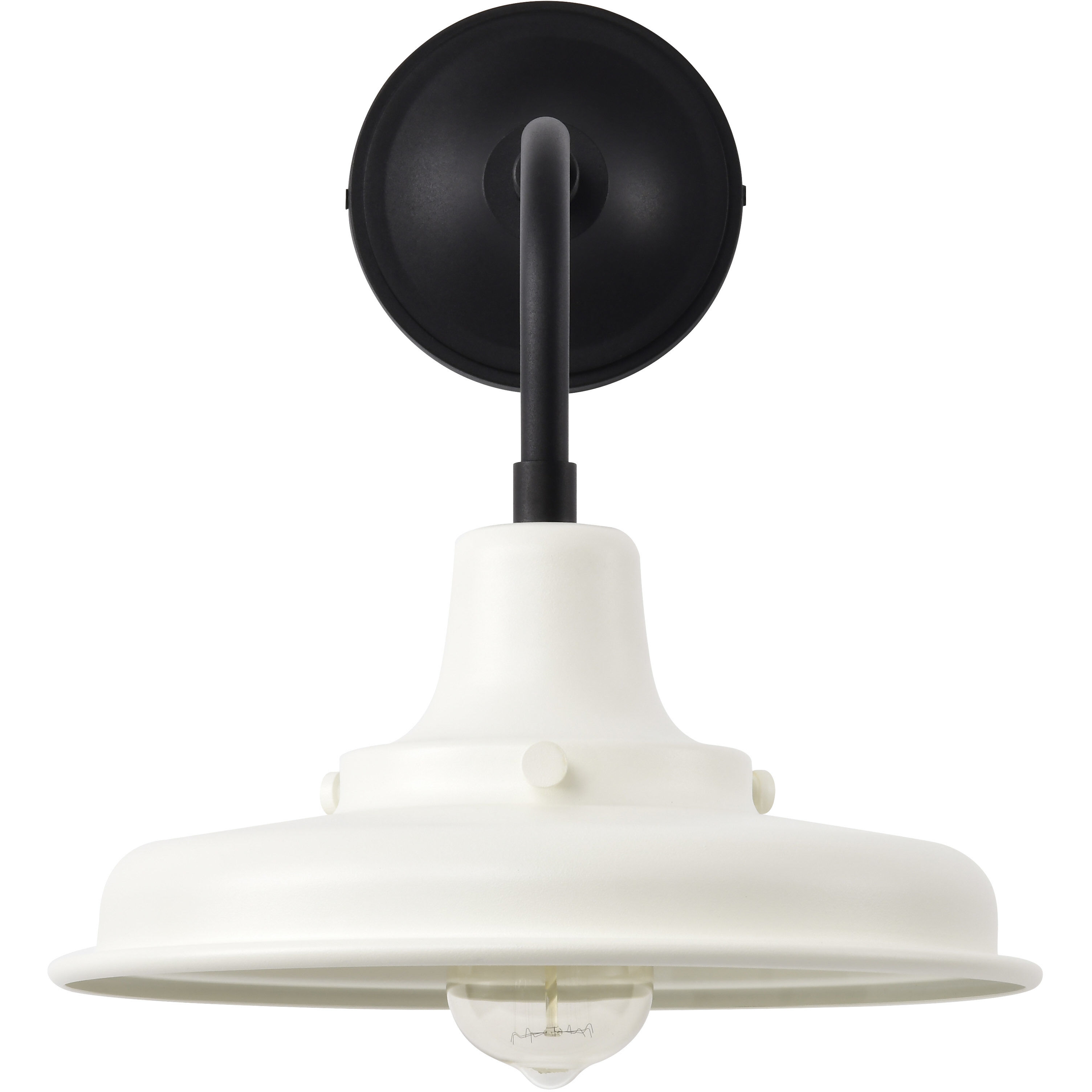 Morris 13.38 inch Black Outdoor Wall Light