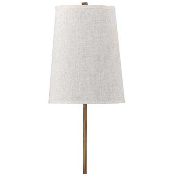 Geneva 37.25 inch Antique Brass Table Lamp Portable Light