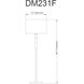 Fernanda 60 inch 100.00 watt Matte Black Decorative Floor Lamp Portable Light