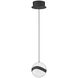 Mystyke LED 5.9 inch Matte Black Pendant Ceiling Light