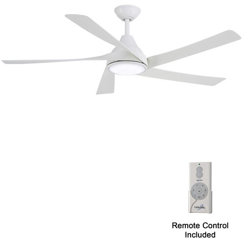 Transonic 56 inch Flat White Ceiling Fan