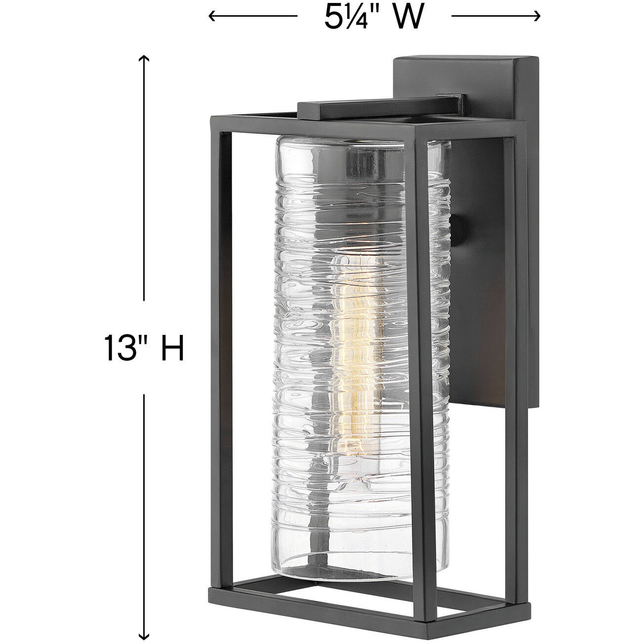 Pax Outdoor Wall Mount Lantern, Small