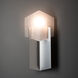 Prisma 1 Light 8.2 inch Sterling Bath Sconce Wall Light
