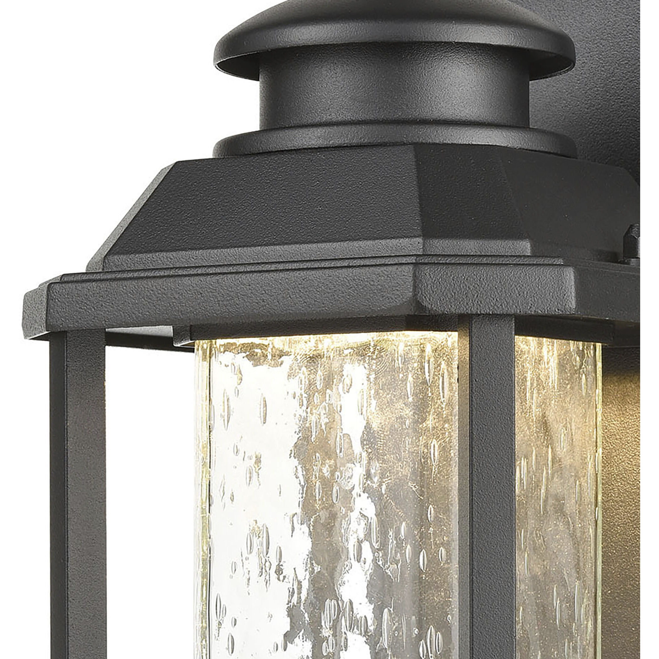 Irvine LED 10 inch Matte Black Outdoor Wall Sconce