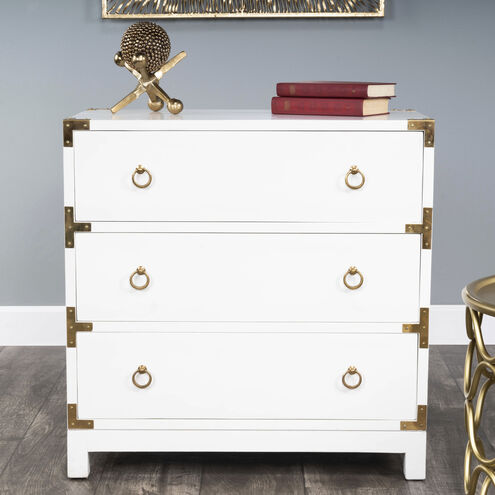 Butler Loft Forster Glossy White Chest/Cabinet