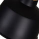 Elisa 1 Light 9 inch Black Down Pendant Ceiling Light