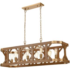 Structure Linear Chandelier Ceiling Light