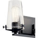 Alton 3 Light 24 inch Black Bath Vanity Light Wall Light