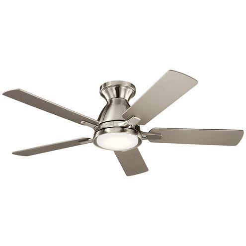 Arvada 44 inch Brushed Stainless Steel with Mk Silver Blades Ceiling Fan