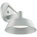 Rockport 1 Light 11 inch Brushed Aluminum Outdoor Wall Light, dweLED