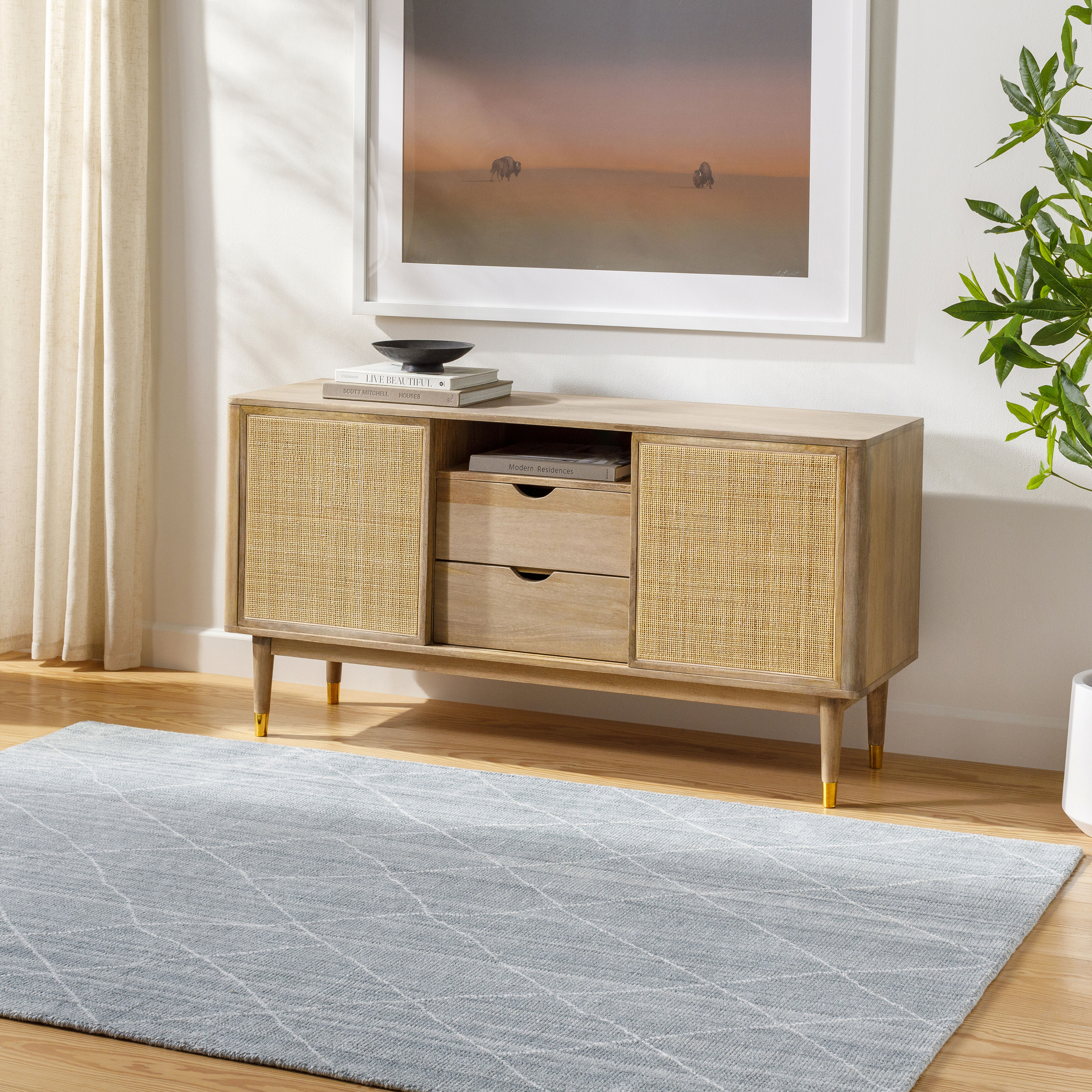 Highland 90 X 60 inch Rug, Rectangle