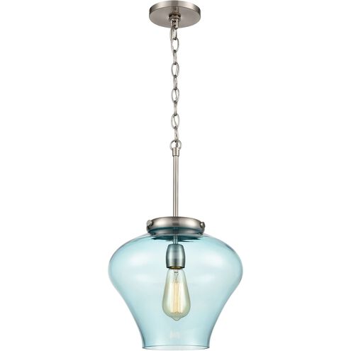 Amore 1 Light 12 inch Satin Nickel Pendant Ceiling Light