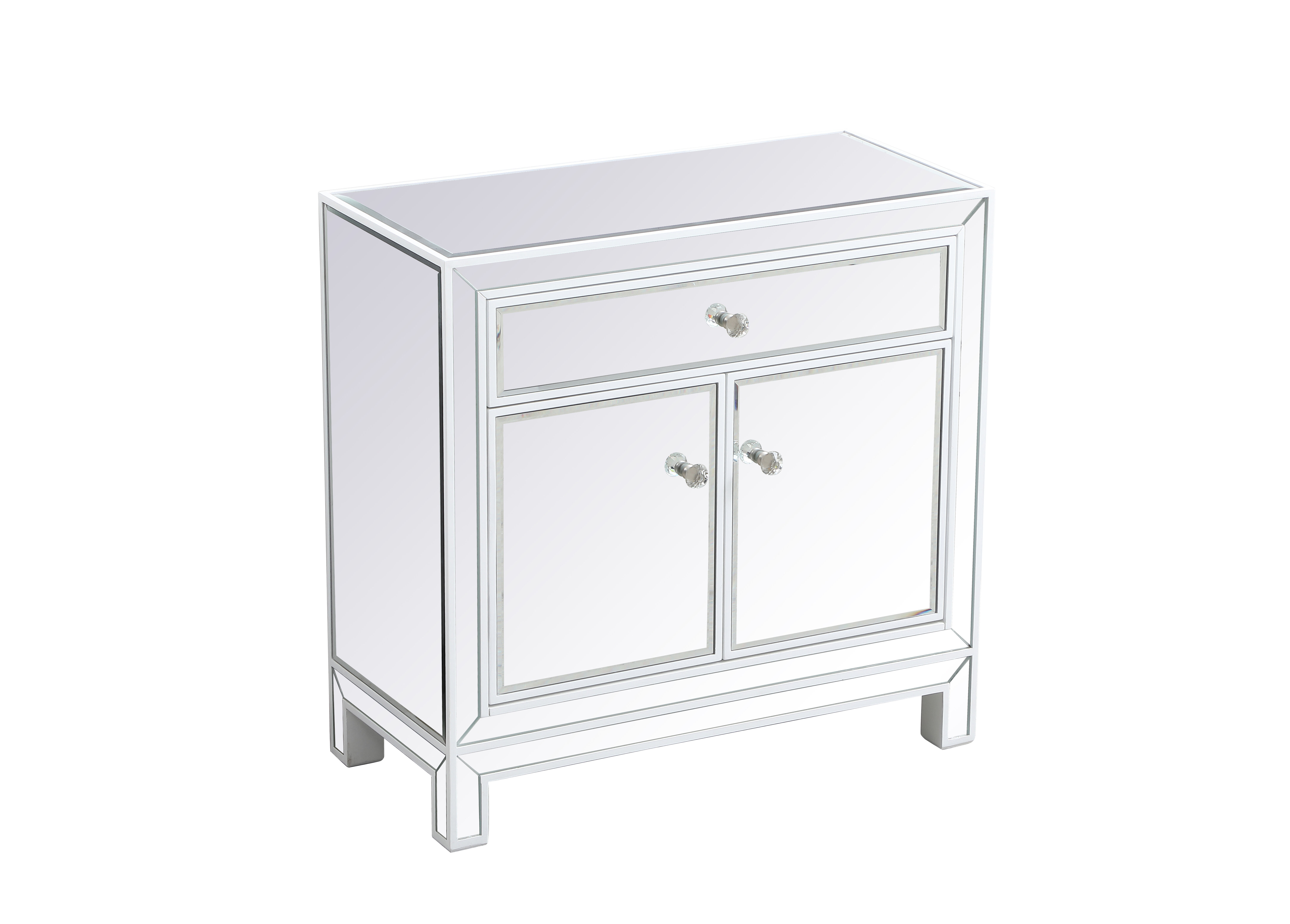 Reflexion White Cabinet