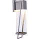 Bryce LED 20 inch Brushed Titanium Outdoor Wall Lantern
