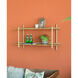 Two Tiers 36.2 X 20.5 X 9.8 inch Natural Shelf