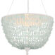 Thalassa 1 Light 29.5 inch Sugar White Pendant Ceiling Light