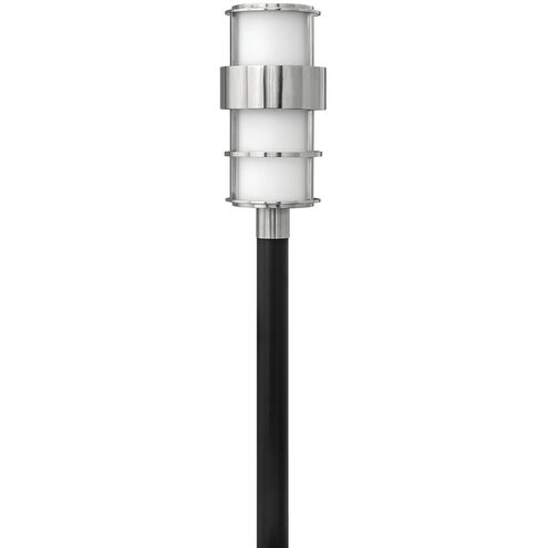 Saturn LED 22 inch Stainless Steel Outdoor Post Mount Lantern, Low Voltage