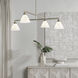 Isola LED 40 inch Champagne Chandelier Ceiling Light