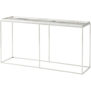 Theodore Alexander 65 X 17 inch Hand Painted Faux Horn Tiled Console Table