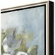 Standing Tall Blue and Green and Multi and White Canvas