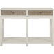 Sawyer 48 X 12 inch Shoji White with Natural Console Table
