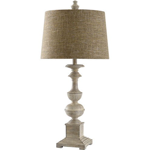 Cromwell 31 inch 150 watt Cromwell Table Lamp Portable Light in Ivory Cream