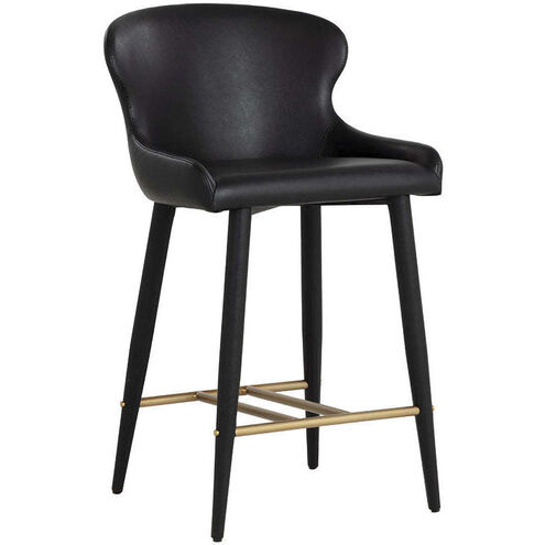 Evora 36.75 inch Bravo Black Counter Stool