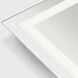Mera 36 X 30 inch Might Bright White LED Wall Mirror